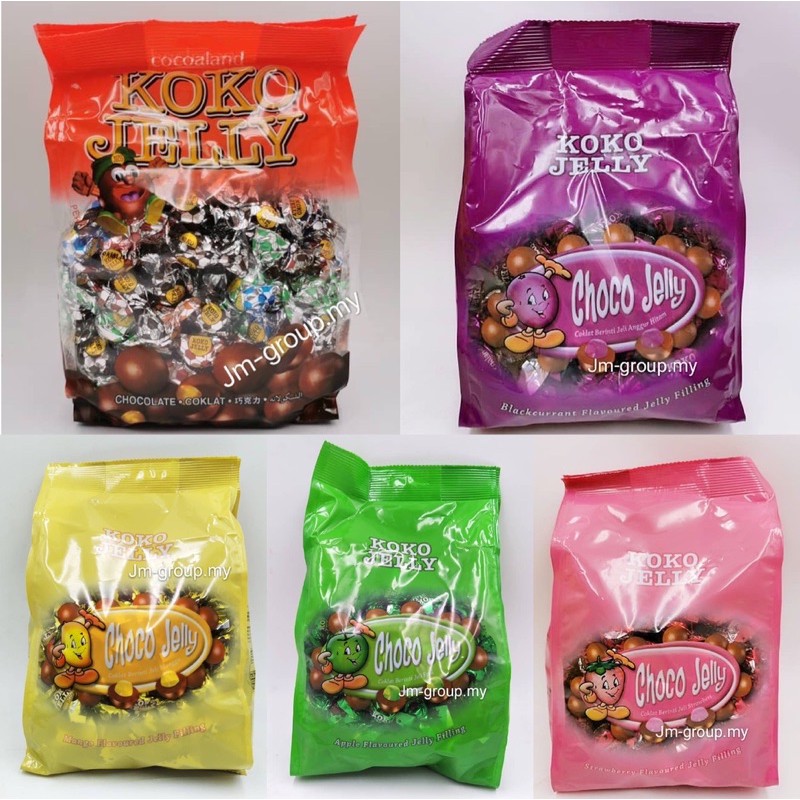 Koko Jelly 720g 150pcs+ ( Strawberry / Blackcurrant/ Chocolate/Mango /Apple)