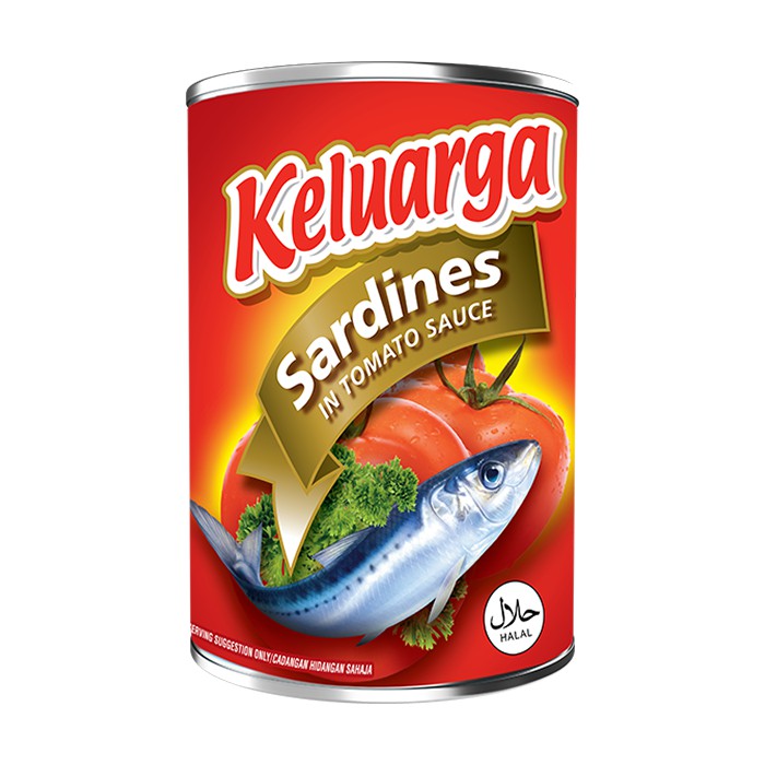 Cap Keluarga Sardines in Tomato Sauce 390g