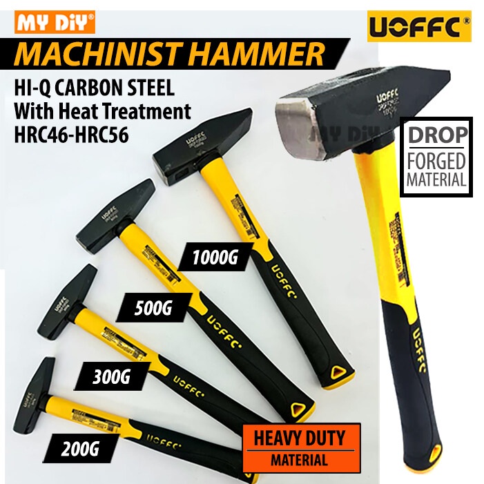 MYDIYHOMEDEPOT UOFFC Machinist Hammer 200G 1000G Blacksmith Sledge