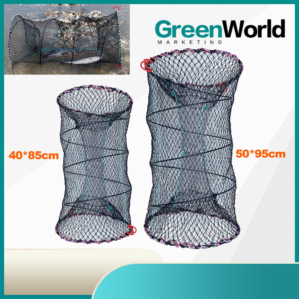 Crab Crayfish Quality Lobster Catcher Pot Trap Fish Net Bubu Spring Fishing Net Bubu Ikan