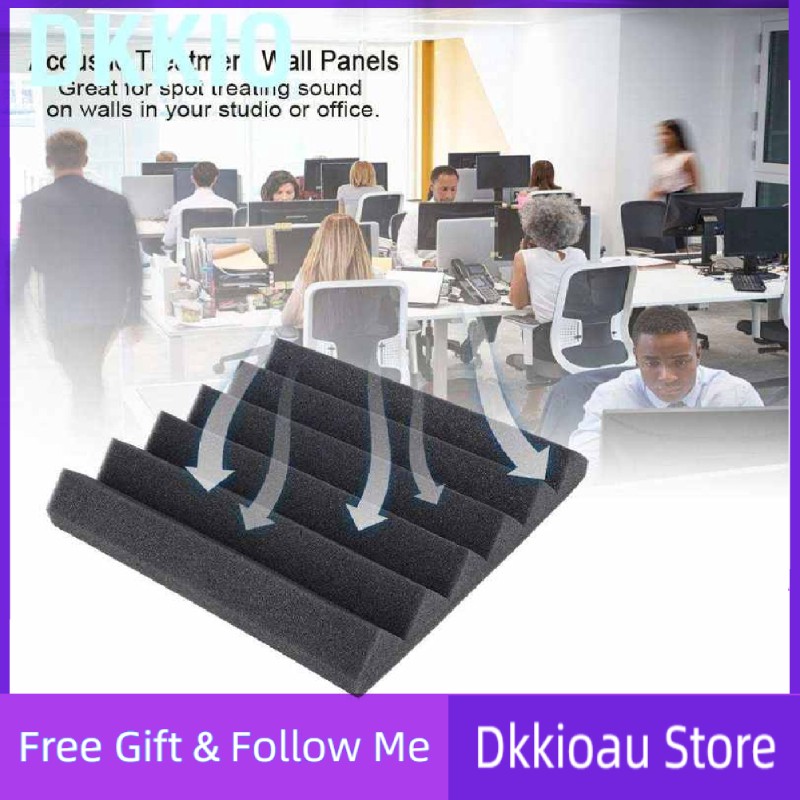 Ready Stock Diy Acoustic Panel Foam Wedge Sound Absorption Wall Panels Studio Installation Shopee Malaysia