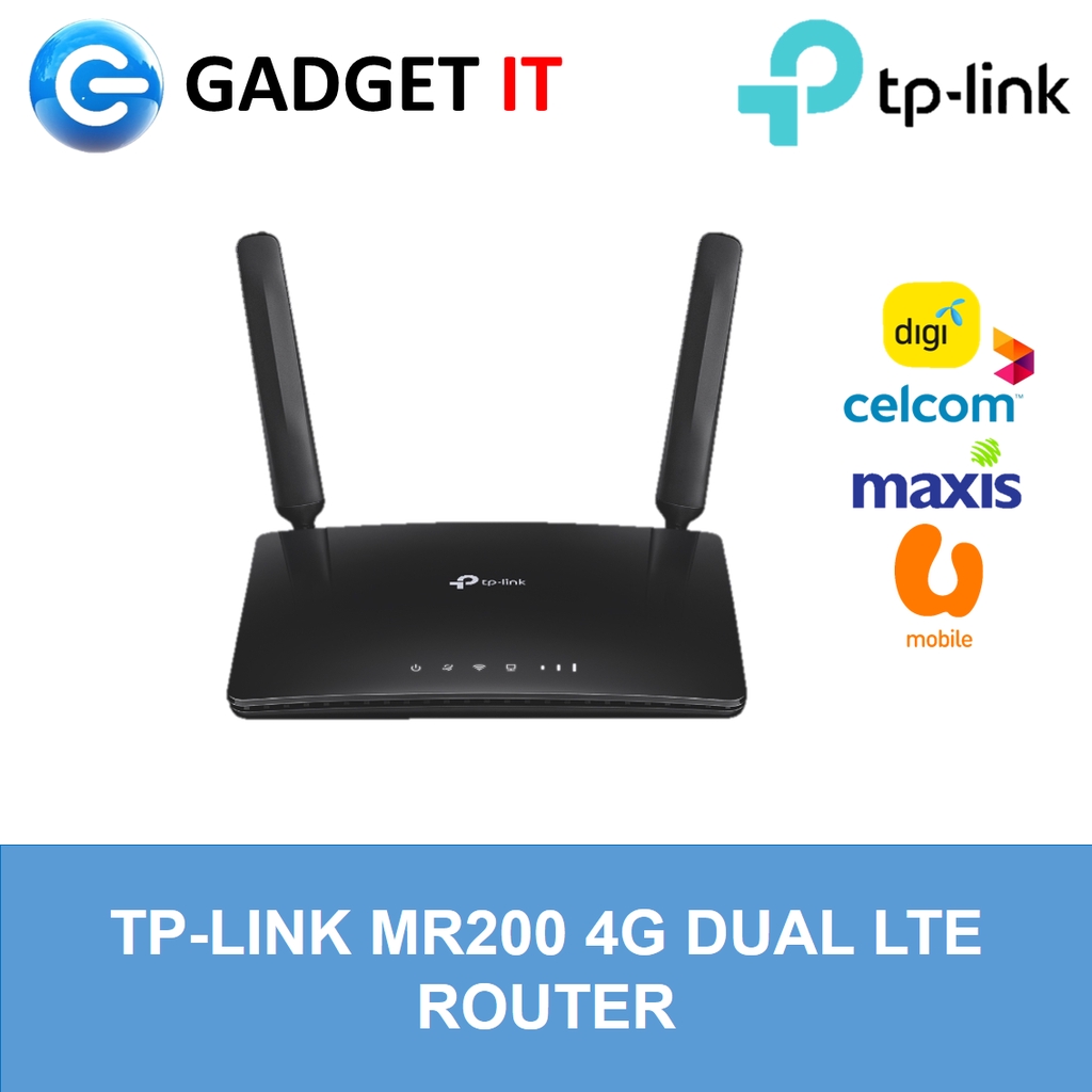 Tp Link Mr0 Ac750 Dual Band 4g Lte 4g Lte Router Similiar Mr6400 Mr100 Mr600 Shopee Malaysia