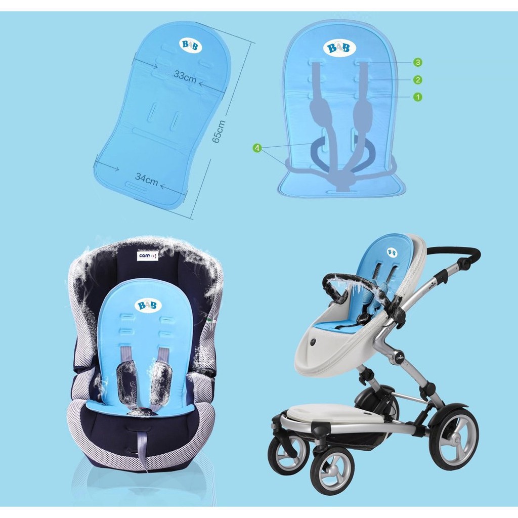 cooling pushchair liner