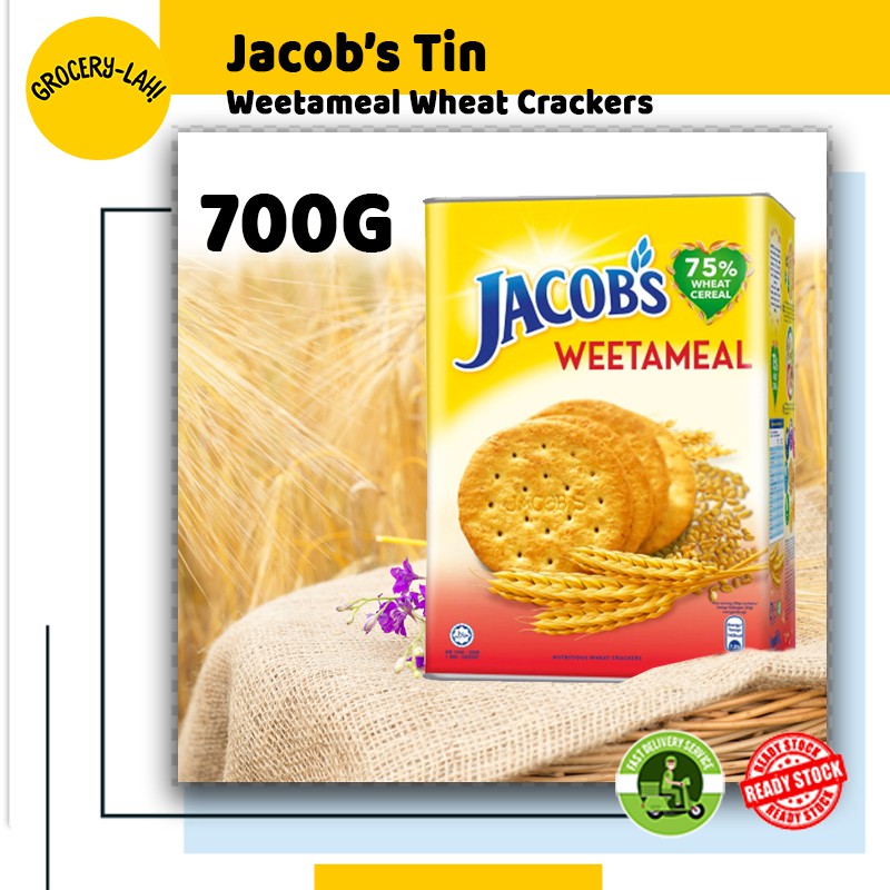 Jacob’s Tin Weetameal Wheat Crackers 700g 4071991 1 TIN Shopee