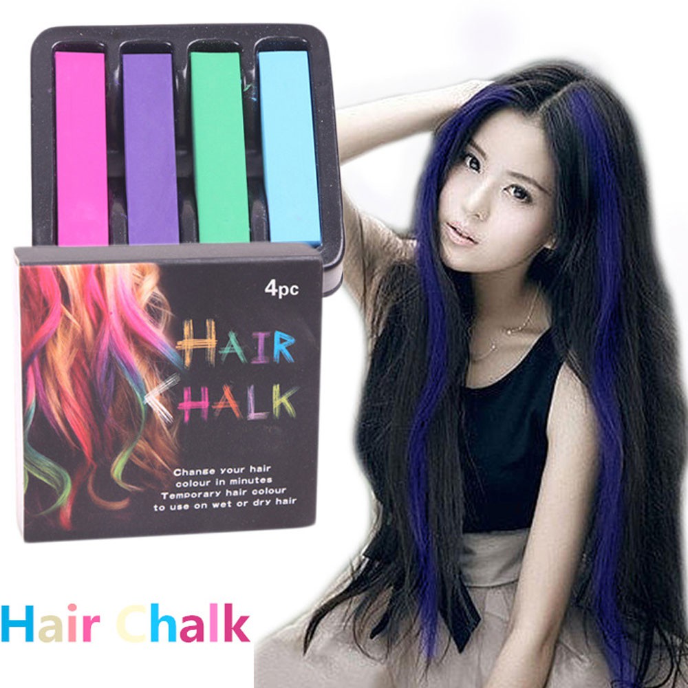 4 Colors Soft Pastels Salon Kit Fast Temporary Short Hair Dye