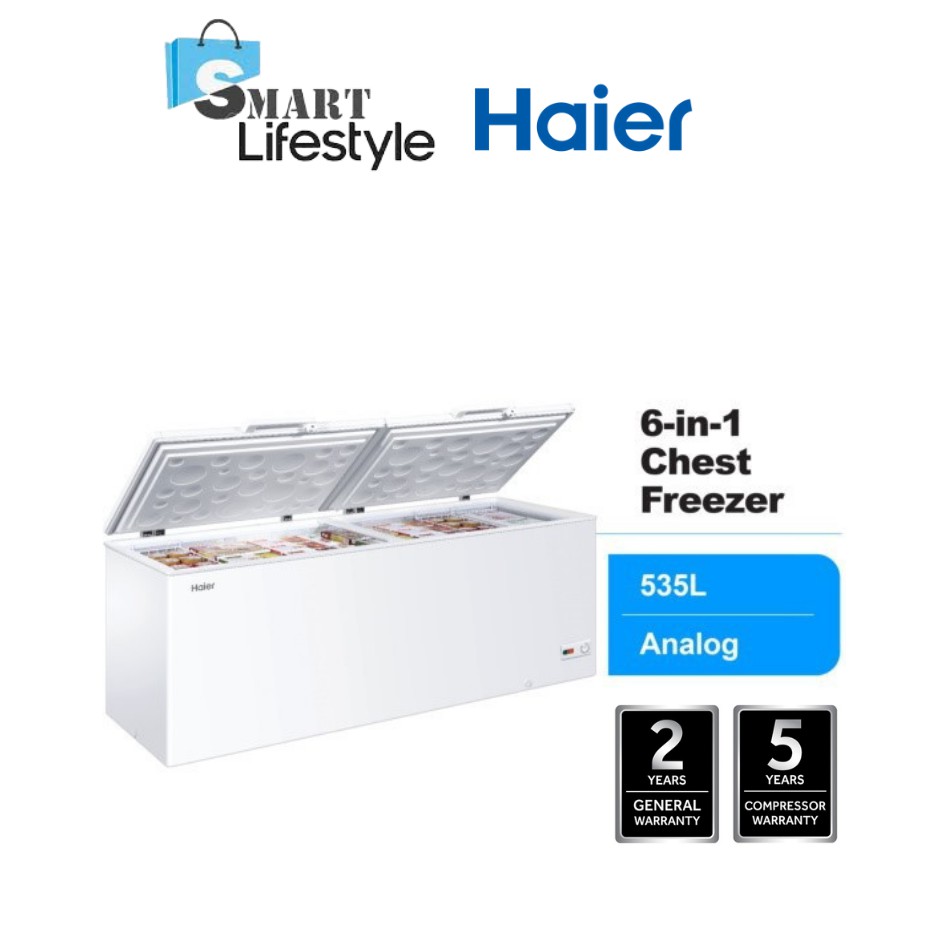 [FREE SHIPPING] Haier/Hisense Chest Freezer BD568HP (535L)/ FC663D4BWB (550L) Shopee Malaysia