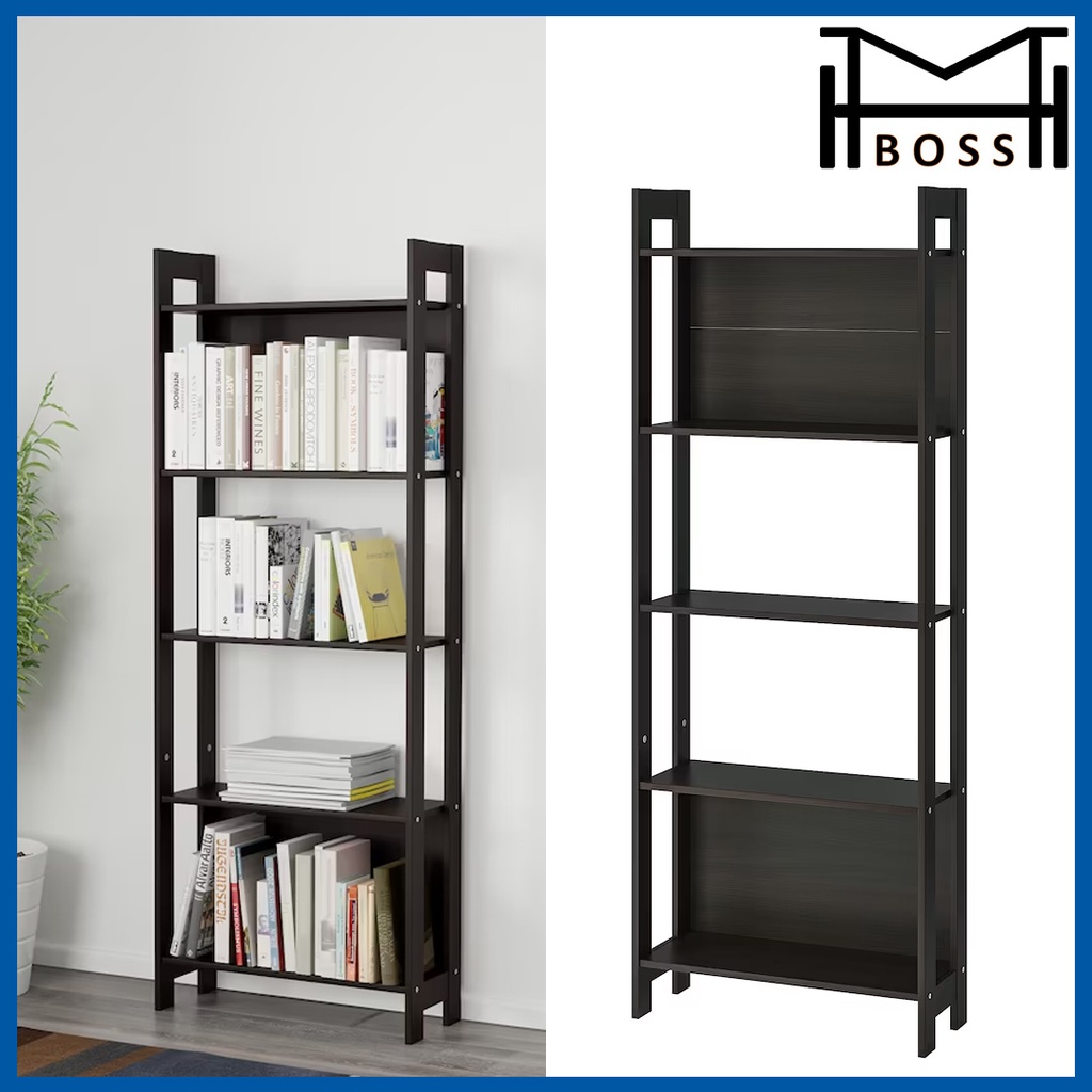 IKEA BOOKCASE LAIVA BOOKCASE BLACKBROWN 62X165CM RAK BUKU IKEA BOOK