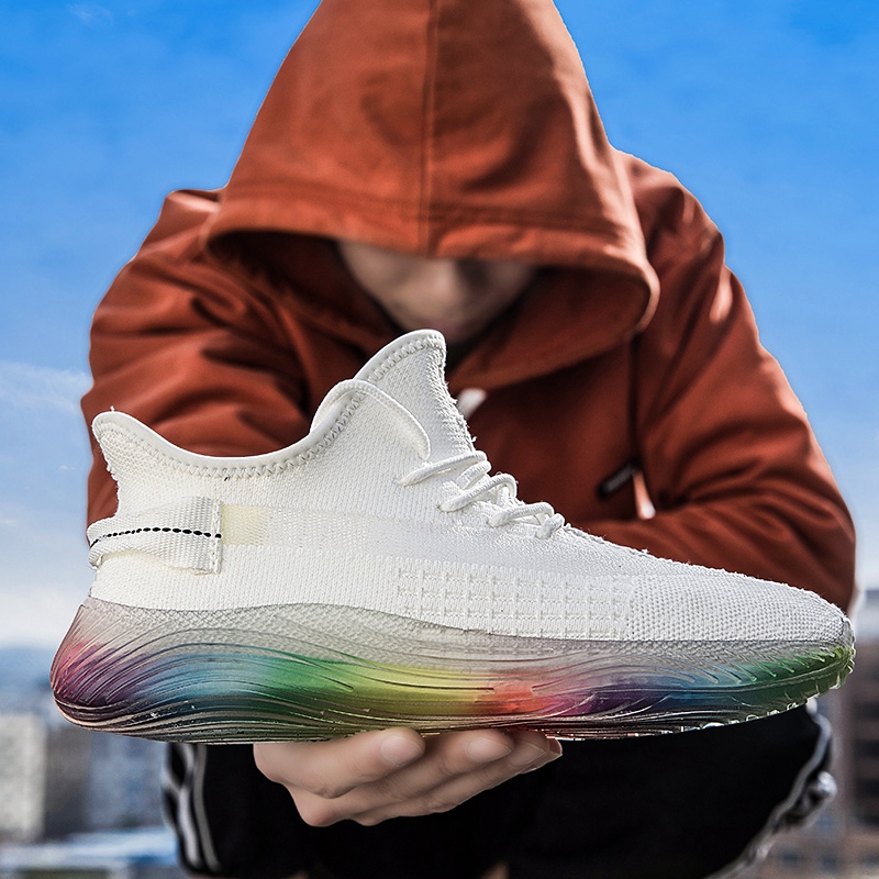 rainbow yeezys