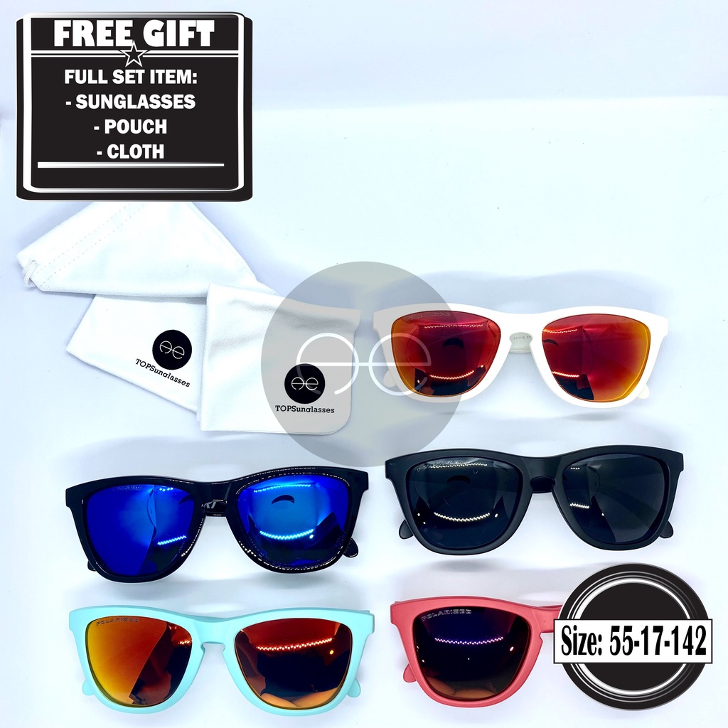 Fashion Casual Sport Sunglasses / Cermin Mata Bingkai Hitam