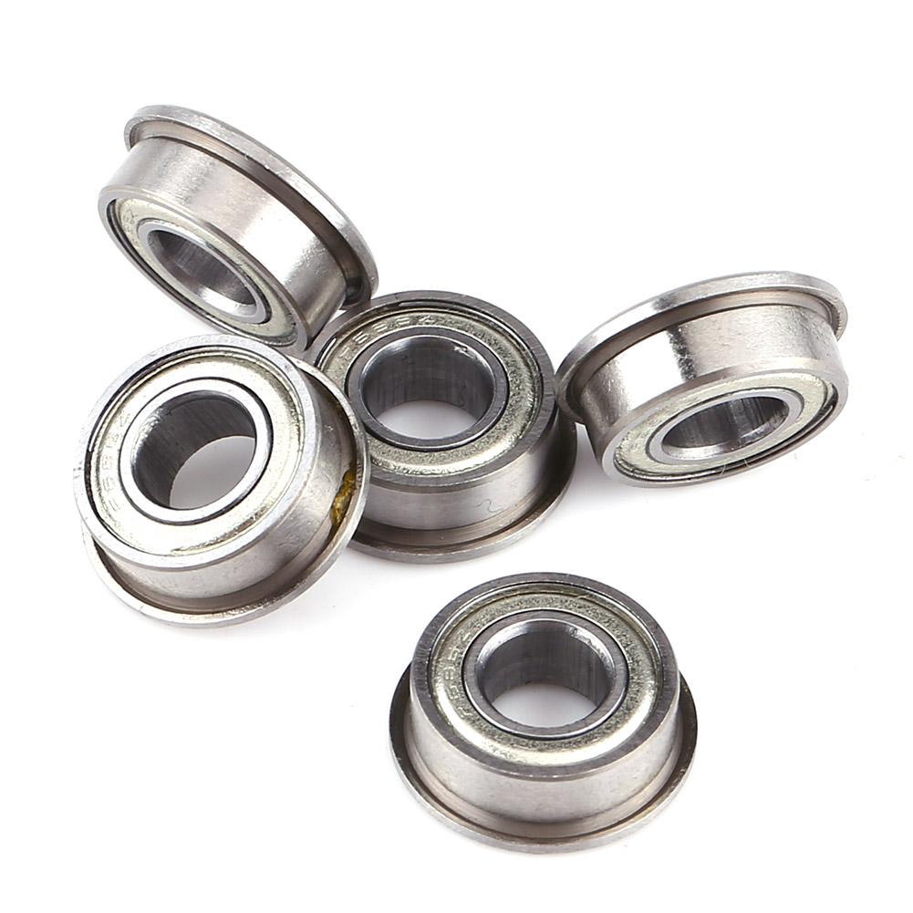 sourcing map F6806ZZ Flanged Ball Bearing 30x42x7mm Double Shielded Chrome Steel Bearings 