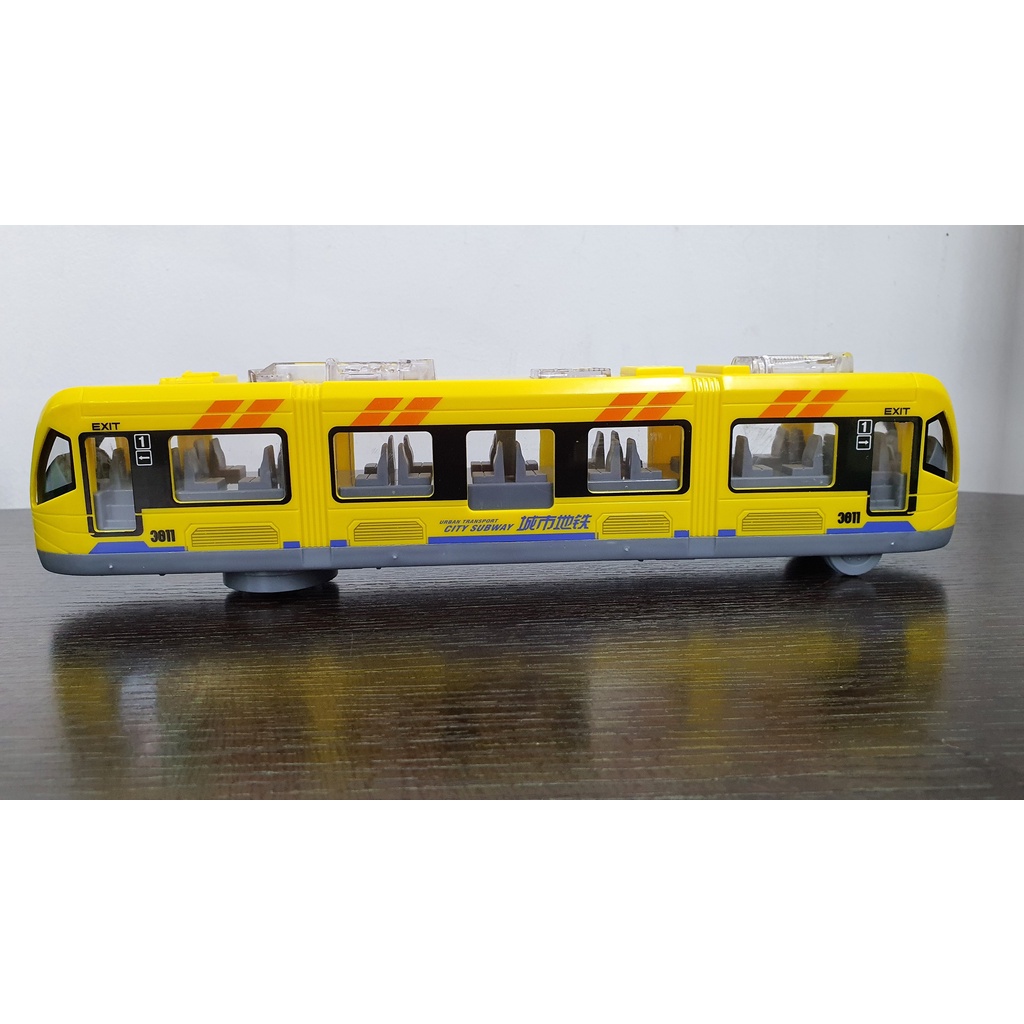 Electric Train Subway Toys LED Lights Sounds Kids Collection Play Vehicles Boys Girls Birthday Gift (2658)