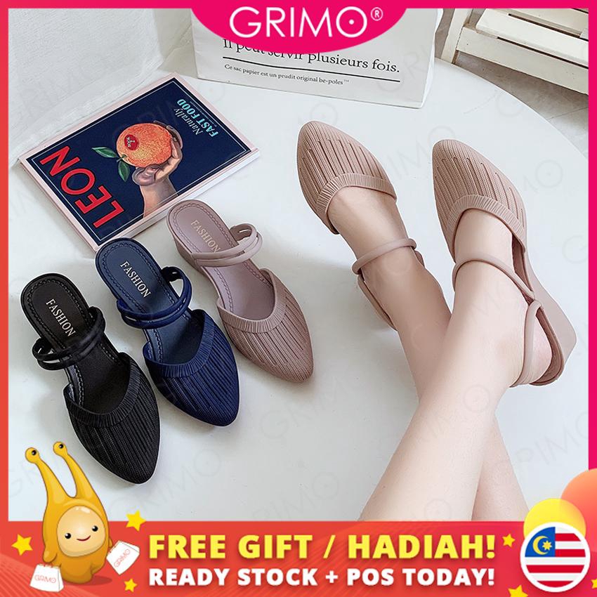 Zendo Women s Wedges Shoe Highheel High Heel Kasut Tinggi  