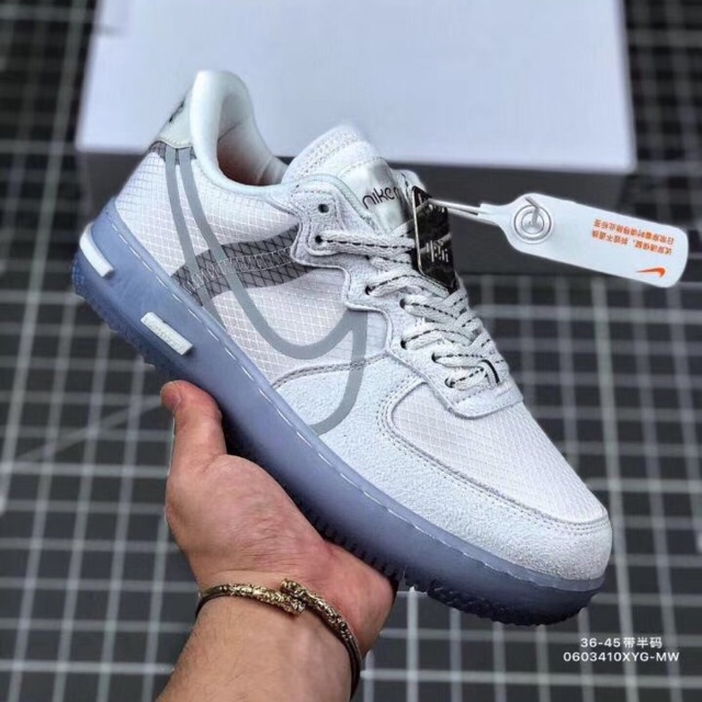 air force 1 react light bone