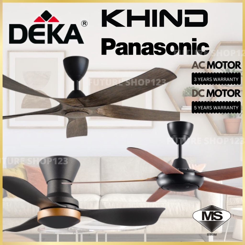 Multi brand Remote Control Ceiling Fan Kipas Siling AC DC Motor Ceiling