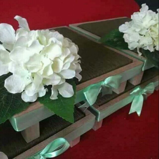 Hantaran Tunang Emerald Green Theme Wedding Gifts For