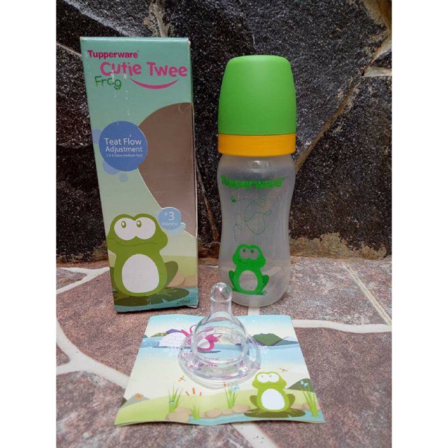 Botol susu 9oz (multi flow teats) Tupperware  (1)