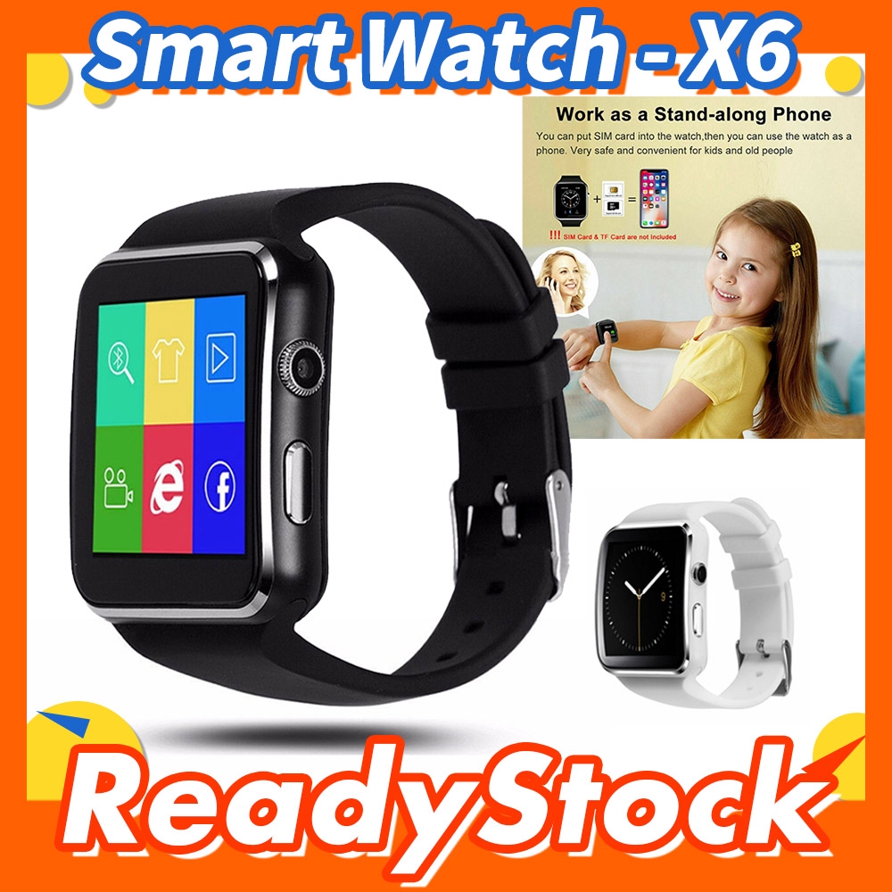 x6 curved screen bluetooth smart watch