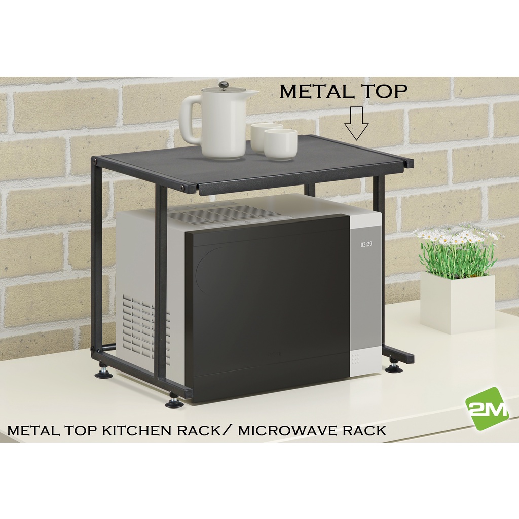 New Item-Metal Top - Kitchen Home Office Multi Purpose Rack/Printer Rack/Microwave Rack/Organizer Rack 2M5550