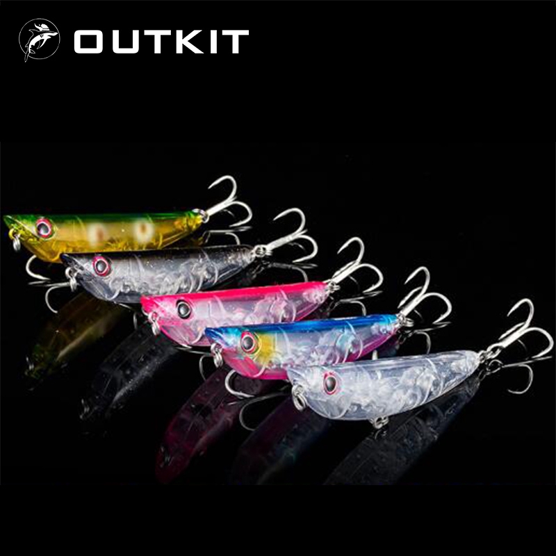 1PCS 8cm 9g Floating Pencil Fishing Lure Top Water Dogs Hard Lures