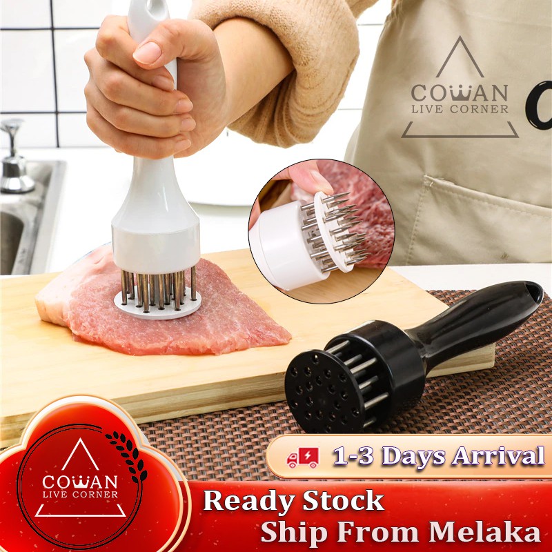 Kitchen Stainless Steel Gadget Meat Tenderizer Needle Steak Pork Chop Loose Household Meat Hammer Food Cooking Meat Tool