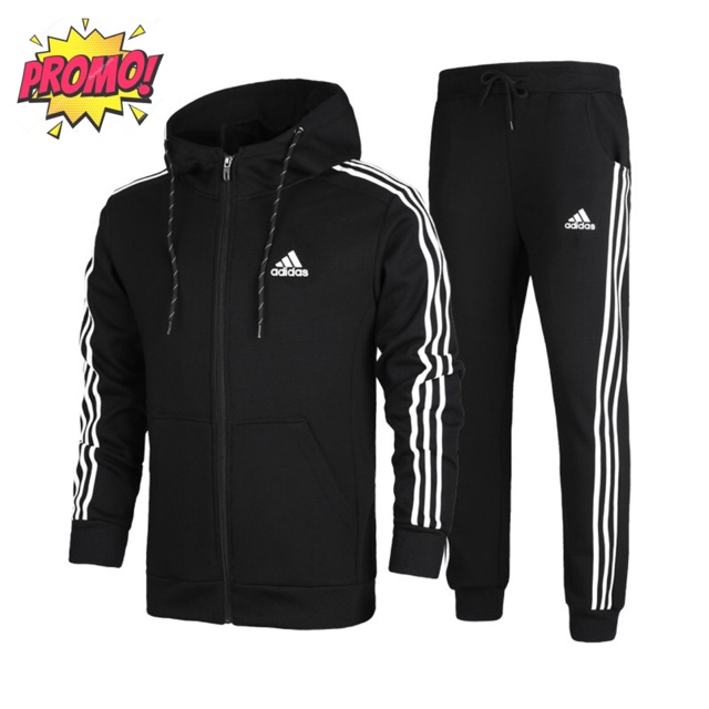 adidas joggers and hoodie