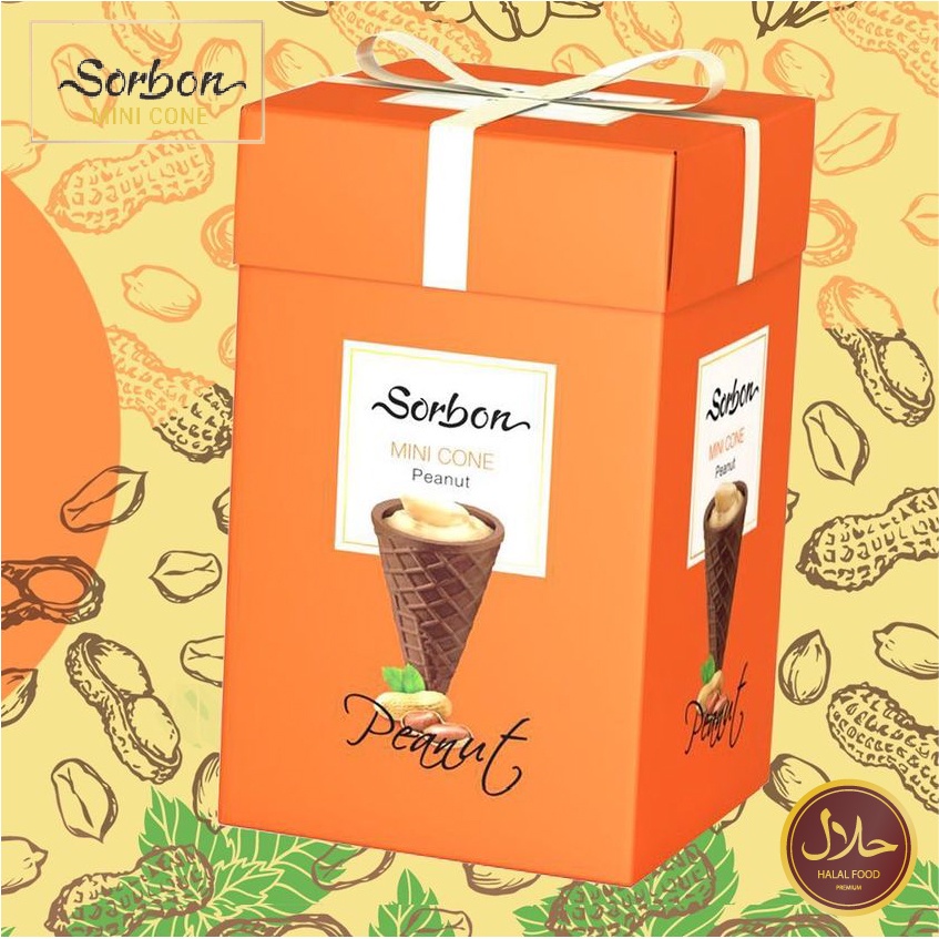 Sorbon Mini Cone Coconut Wafer Filled with Chocolate | Imported Iran ...