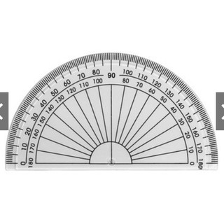 180 Protractor Ruler / Half Round Ruler / Angle Measuring Tool ...