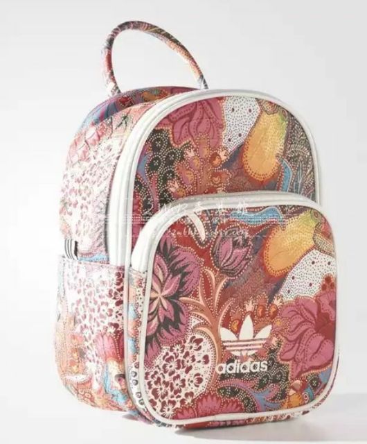 flower adidas backpack