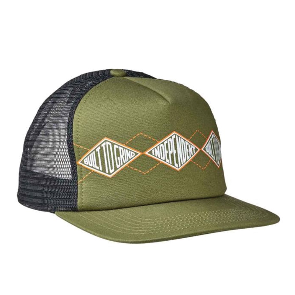 Independent Trucks BTG Pivot Mid Profile Mesh Trucker Hat ( Army Green )