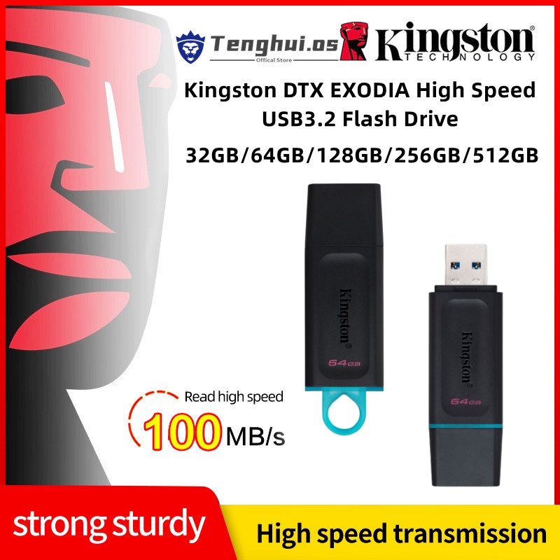 Kingston DataTraveler Exodia 32GB 64GB 128GB 256GB 512GB USB 3.2 Gen 1