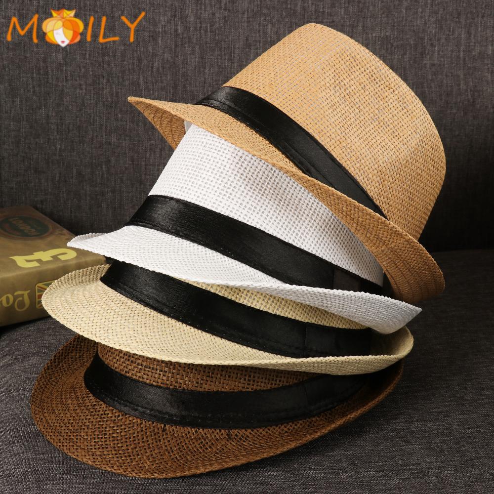 mens straw dress hats