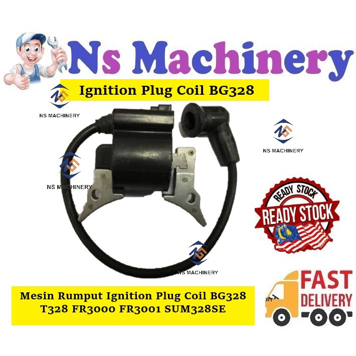 Mesin Rumput Ignition Plug Coil/PLUG COIL MESIN RUMPUT/COIL API BG328