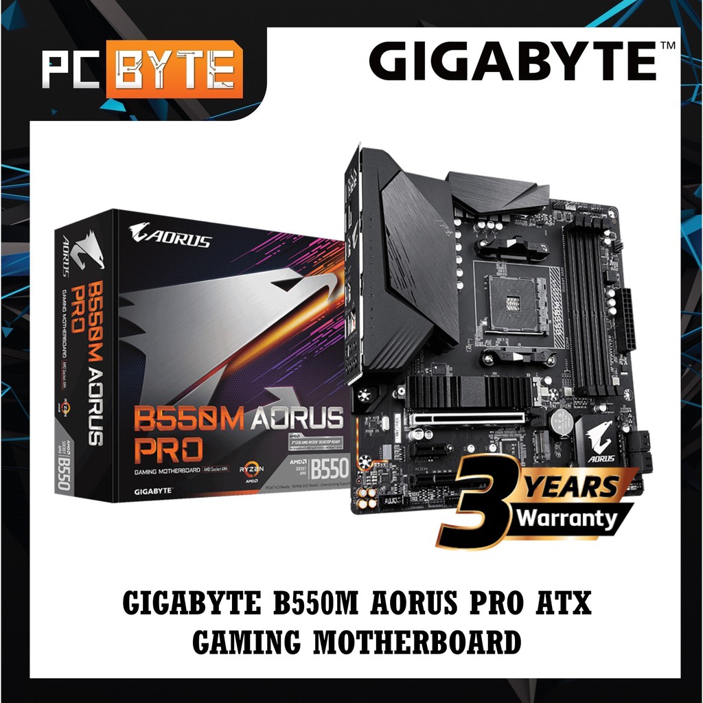 GIGABYTE B550M AORUS PRO MICRO-ATX GAMING MOTHERBOARD | Shopee Malaysia