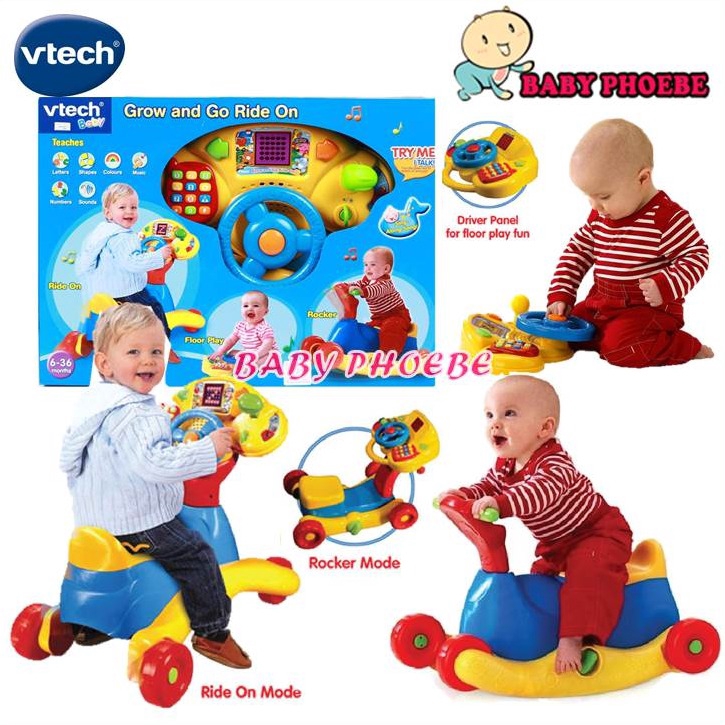 vtech 3 in 1 grow and go ride on