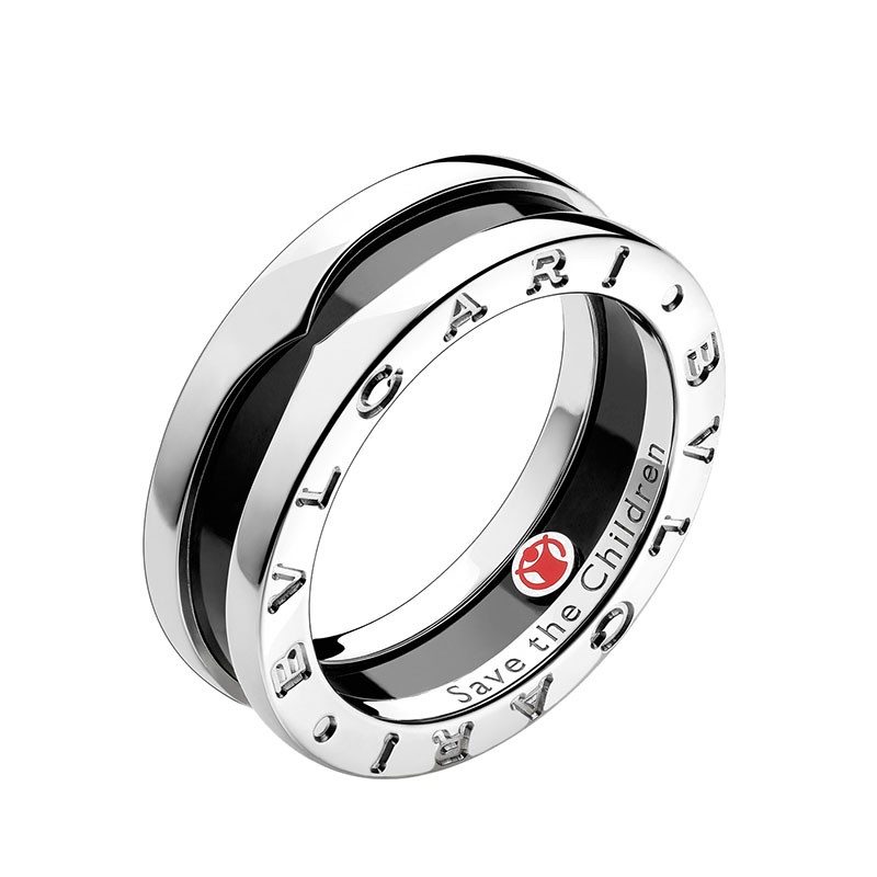 Bulgari Bvlgari Red Charity Ring B Zero 1 Series 316 L Fine Steel Top Ceramic Shopee Malaysia