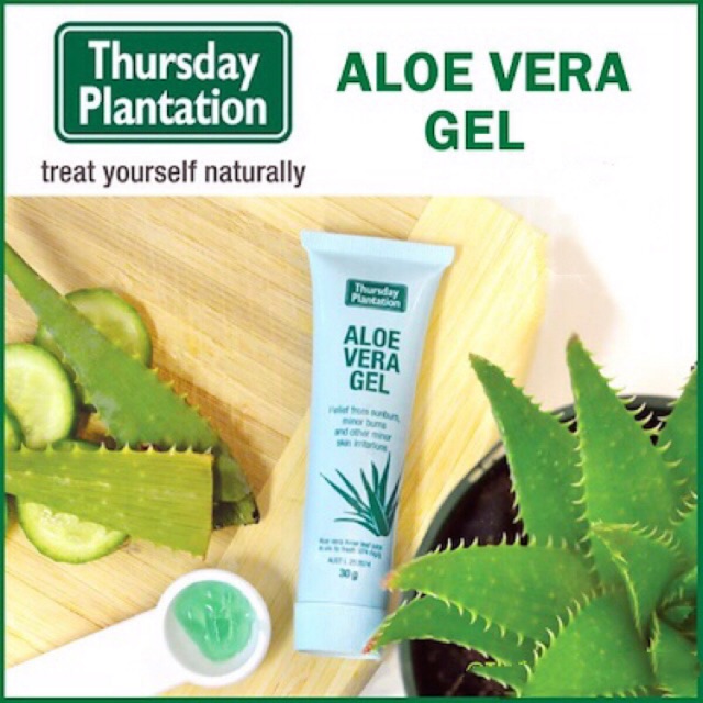 100 Made In Australia Thursday Plantation Aloe Vera Gel 30g