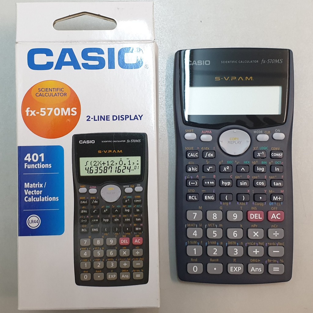 Casio Original Scientific Calculator FX570MS (100 original) Shopee Malaysia