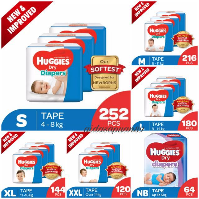 huggies m size