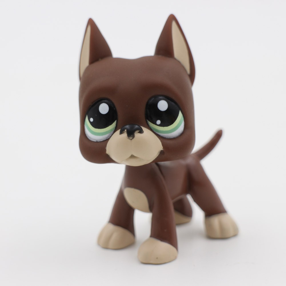 Figure Puppy Littlest Pet Shop Hasbro LPS1519 Great Dane Dog Green