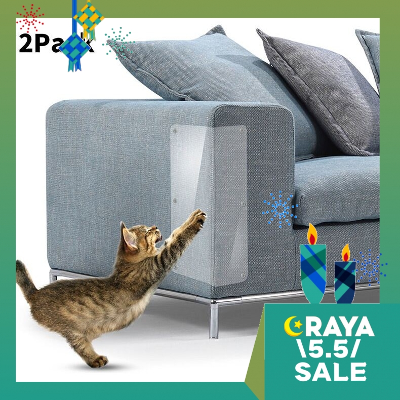 Premium Cat Scratching Guard Flexible Vinyl Cat Couch Protector Guards Cat Scratch Deterrent Pad