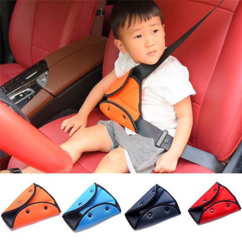 Triangle Baby Kids Car Safe Fit Seat Belt Adjuster Device Auto