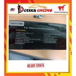 Proton Saga BLM / FL / FLX Oem Alarm System Plug&Play Half Set | Shopee