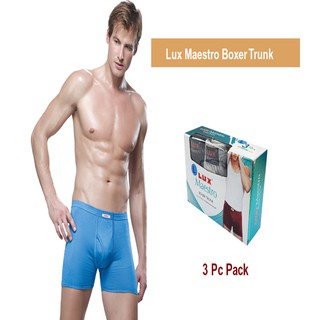 MEN INNERWEAR LUX MAESTRO BOXER TRUNK 3 (PC) ( READY STOCK) | Shopee ...