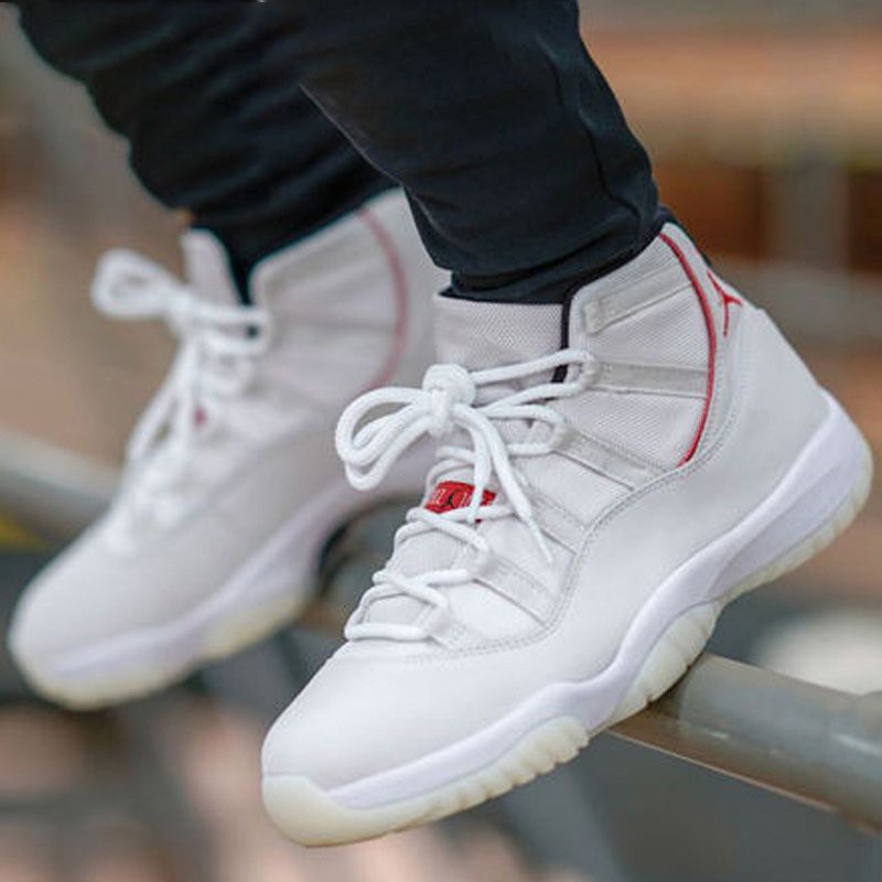 jordan 11 cream and red