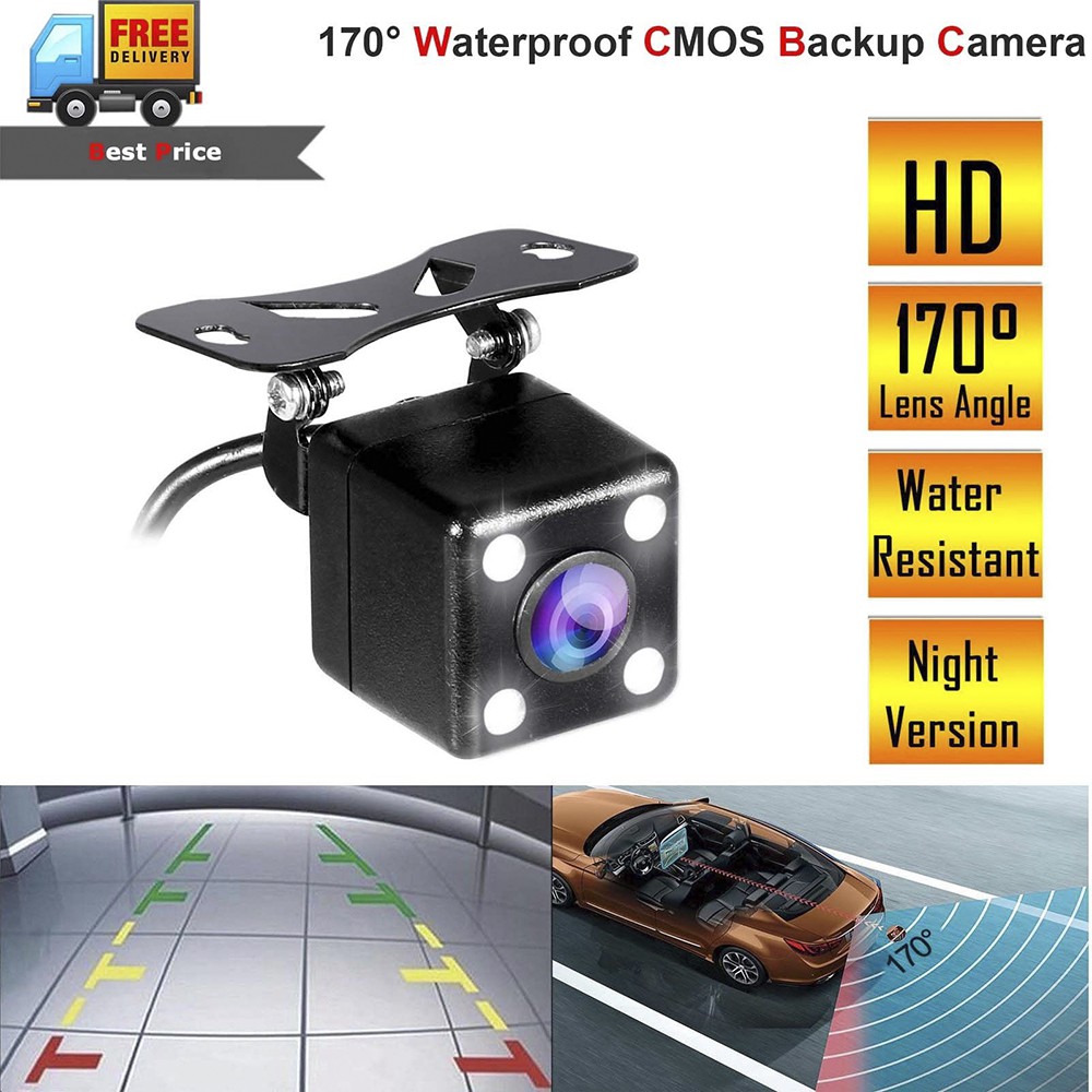 Rainproof HD Rearview Reverse Back Parking Video Camera Kits for Truck Vehicle