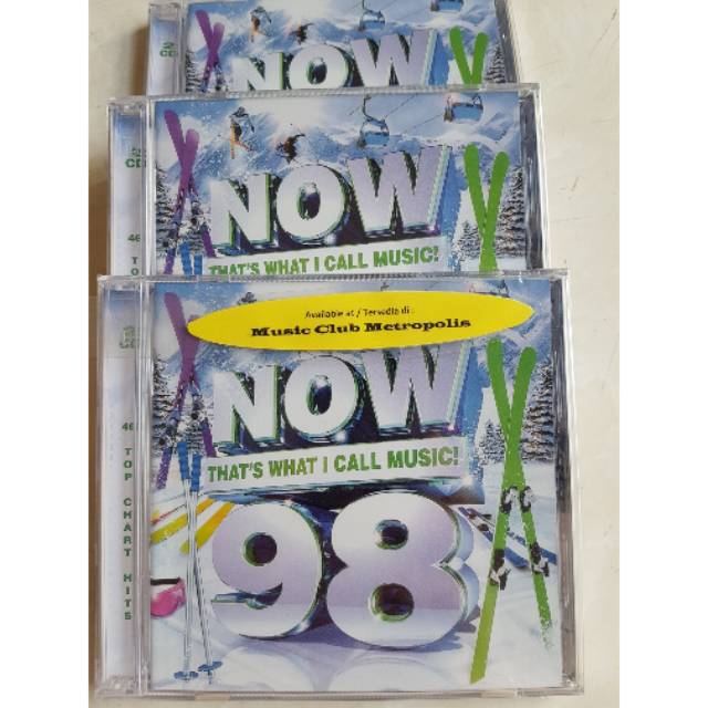Cd V A Now Thats What I Call Music Vol 98 2cd Imported Shopee Malaysia