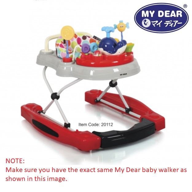 My Dear Baby Walker Seat Replacement For Walker 112 Shopee Malaysia