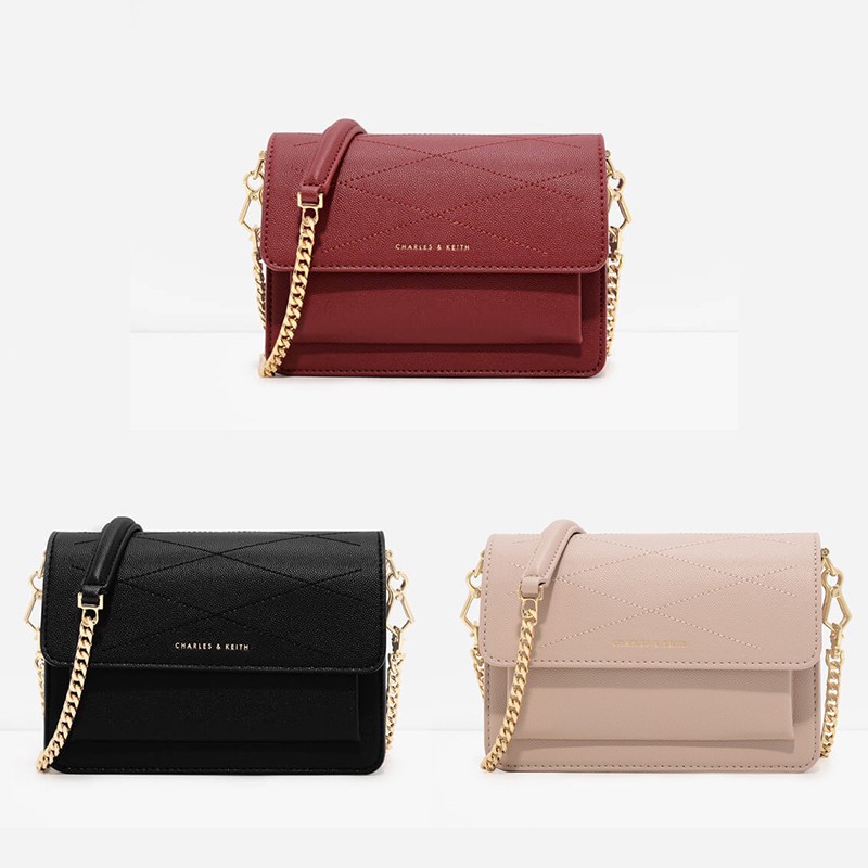 charles and keith front flap crossbody