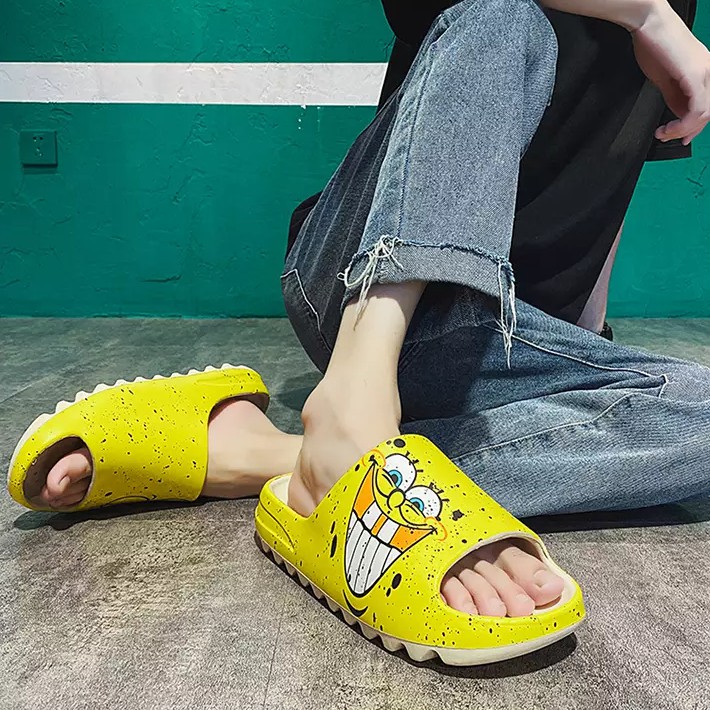 Kaws x Adidas Yeezy Slide SpongeBob Eva 