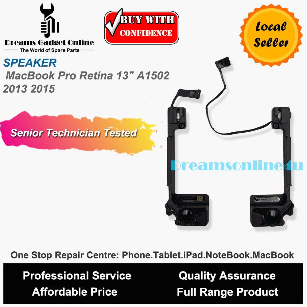 macbook pro left speaker